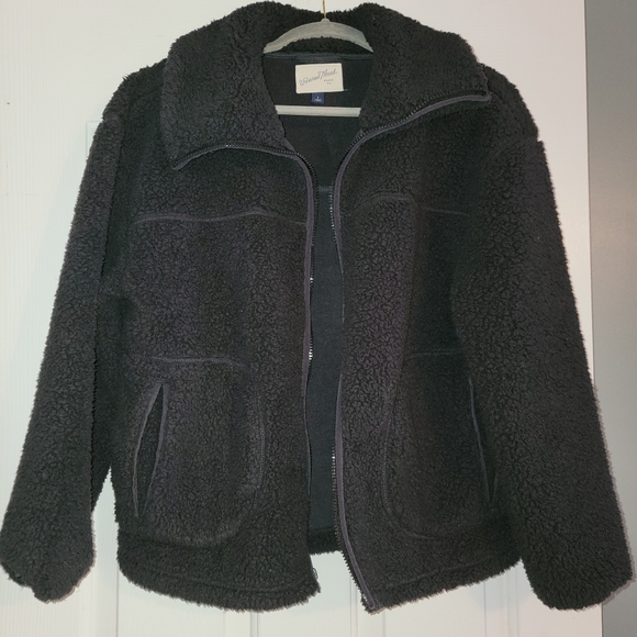 Universal Thread Black Sherpa Jacket - Picture 1 of 4